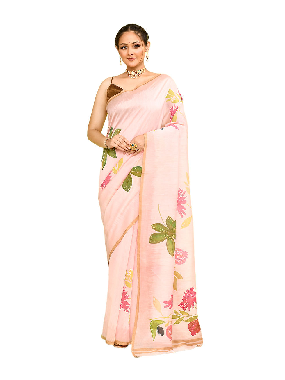 Thumbnail: Printed Chanderi Saree