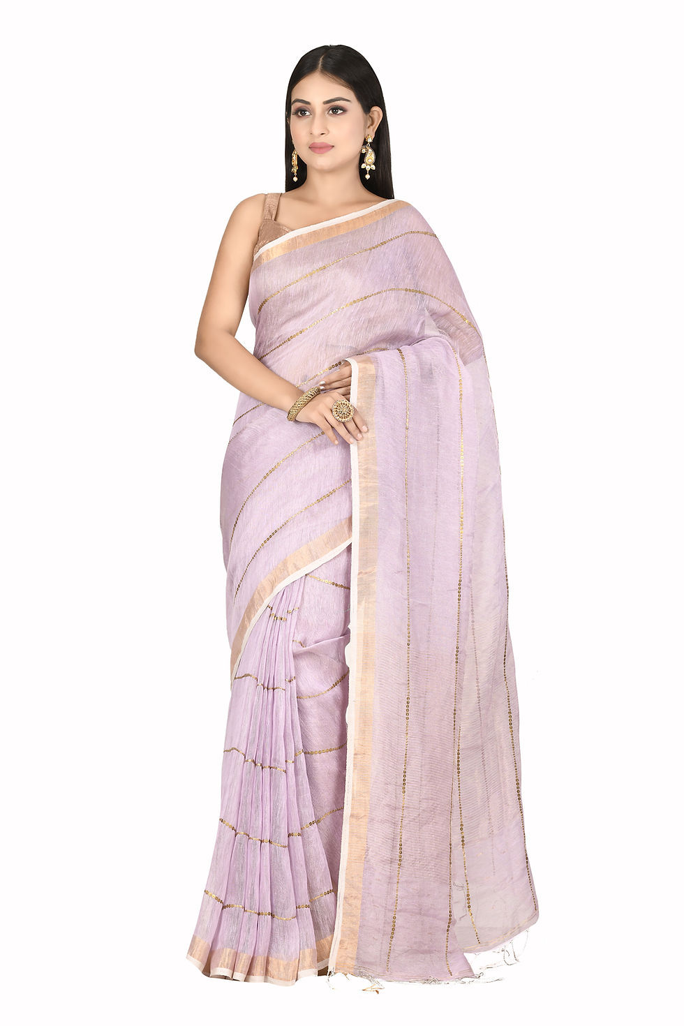 Thumbnail: Linen Tissue Saree