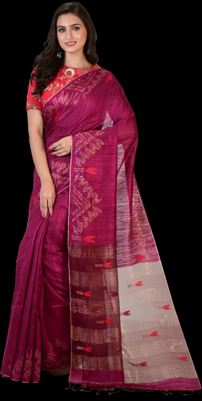 Thumbnail: Matka With Resham Jamdani Work