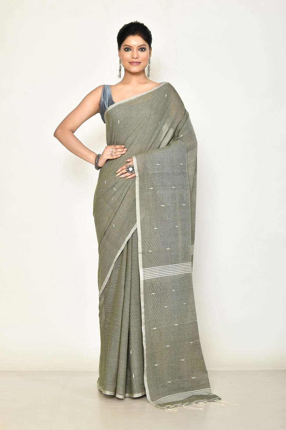 Thumbnail: Pure Mulmul Cotton Saree