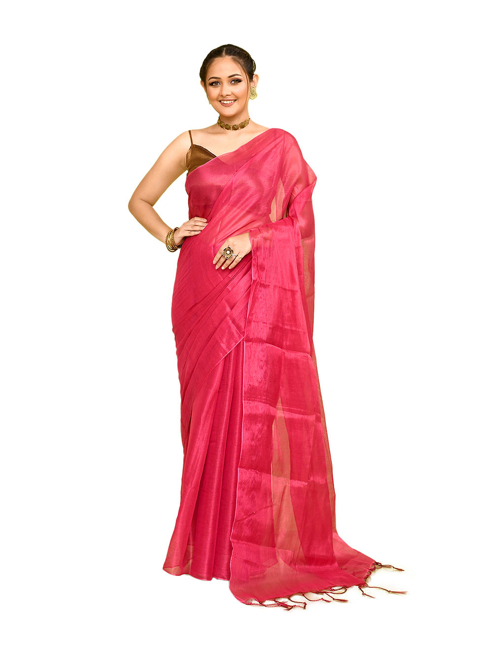 Thumbnail: Cotton Tissue Saree