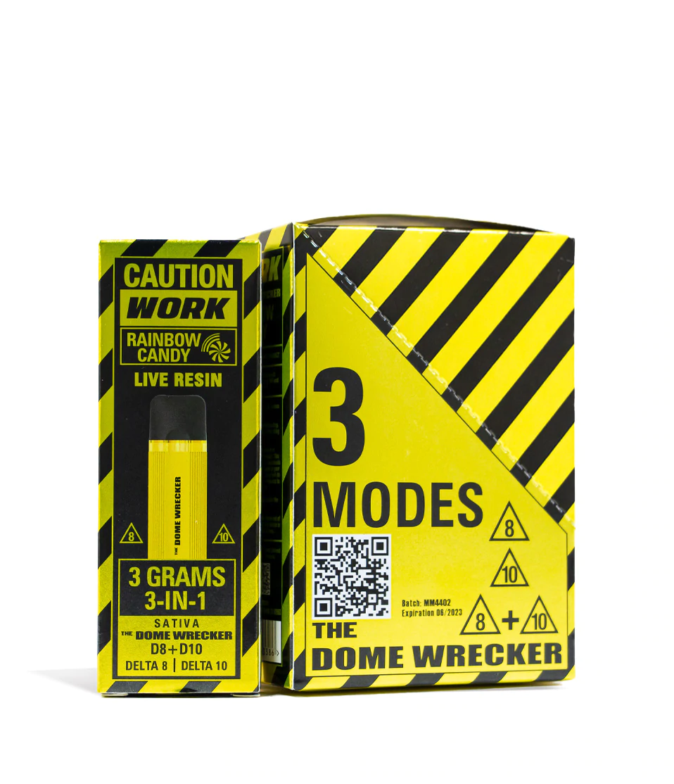 Thumbnail: WORK THE DOME WRECKER LIVE RESIN 3G D8 | D10 DISPOSABLE
