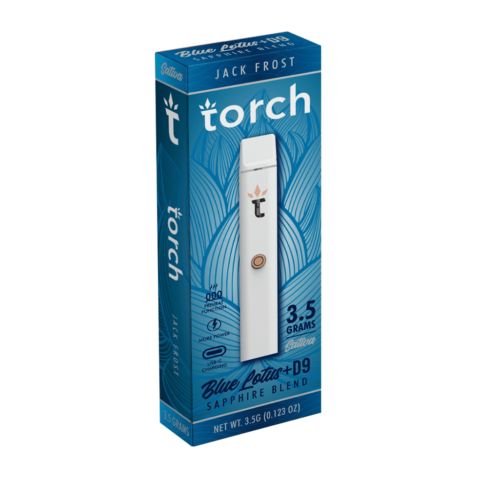Thumbnail: TORCH SAPPHIRE BLUE LOTUS BLEND DISPOSABLE 3.5G