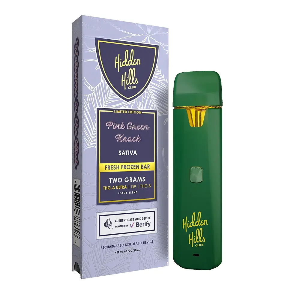 Thumbnail: THC-A Ultra Delta 9 THCB +THCP HEADY BLEND 2g Disposable