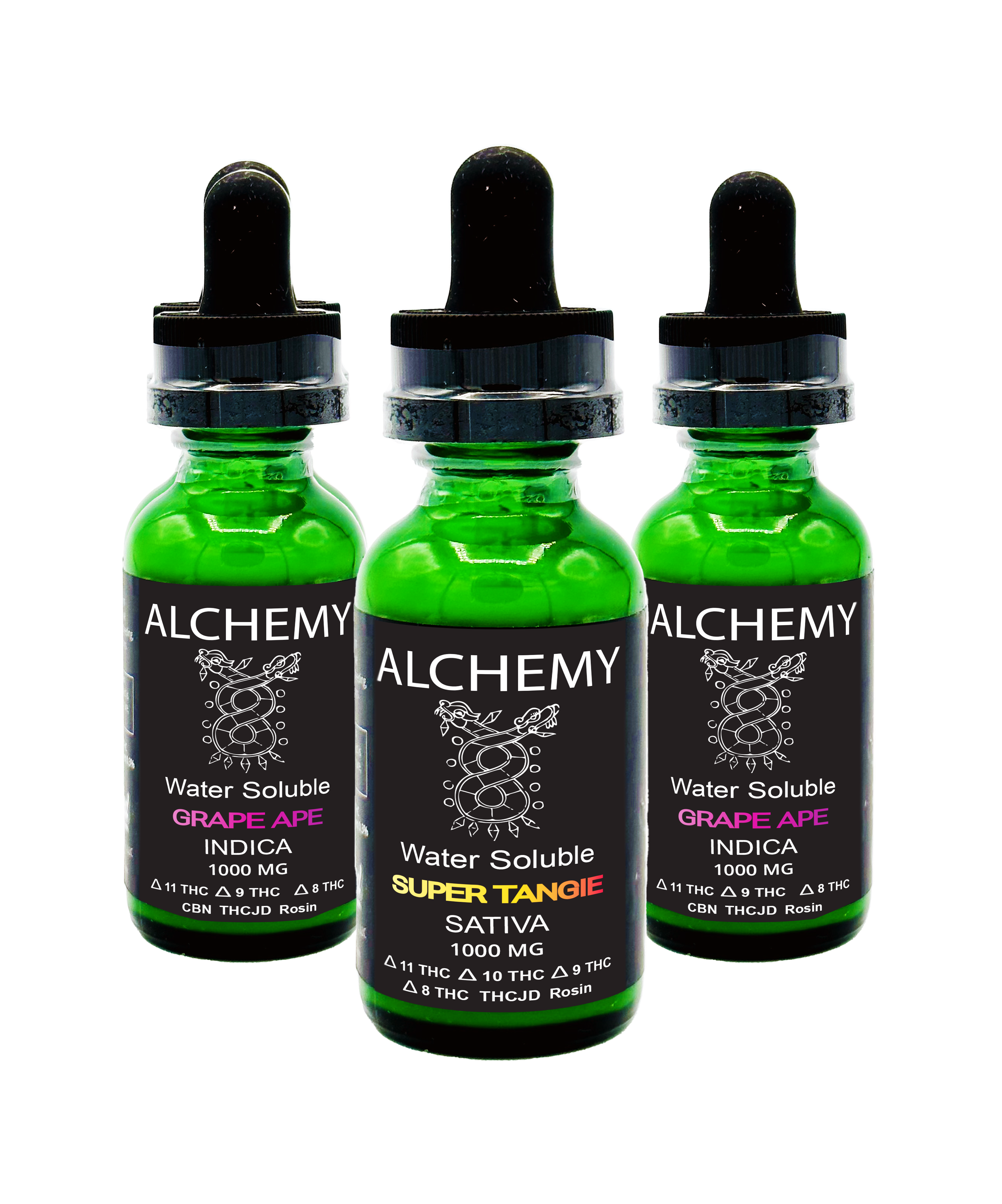 Alchemy Water Soluble 1000mg (Turbo Amped D8, D9, D11, THCJD)