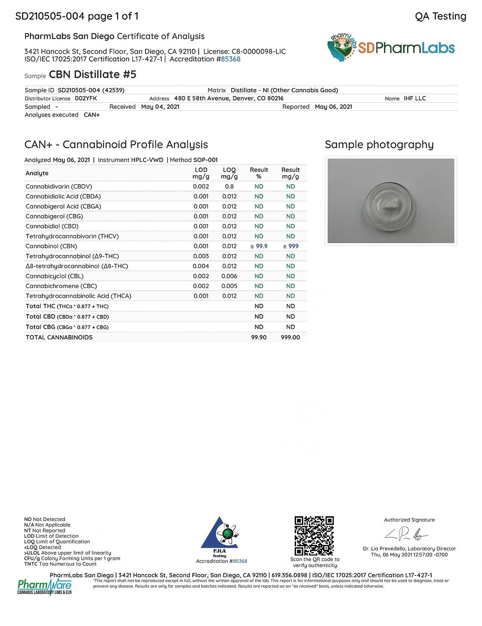 Thumbnail: Delta 8 THC/CBD/CBN  Full Spectrum Tincture