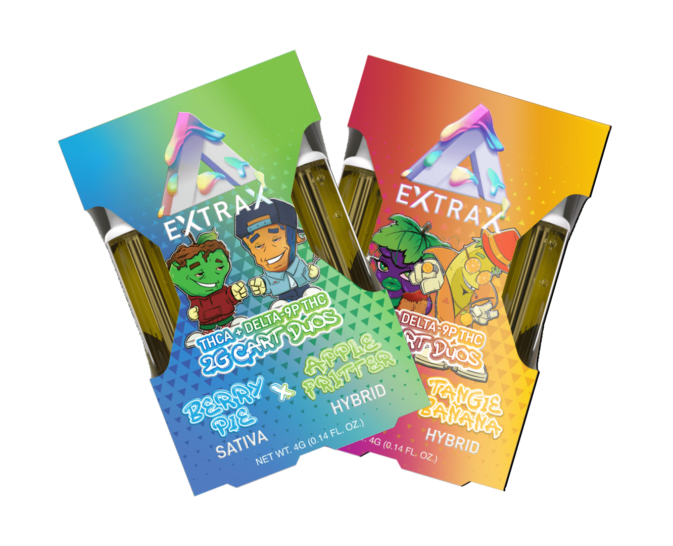 Adios: THCA + Delta 9P THC 2G Cartridge – Duo