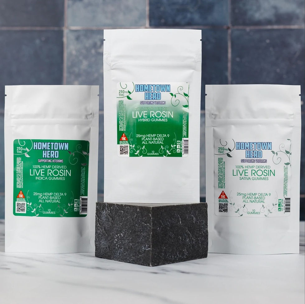 Thumbnail: Delta-9 Live Rosin Gummies (Home Town Hero)