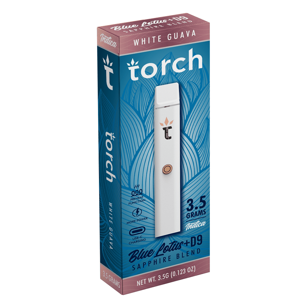 Thumbnail: TORCH SAPPHIRE BLUE LOTUS BLEND DISPOSABLE 3.5G