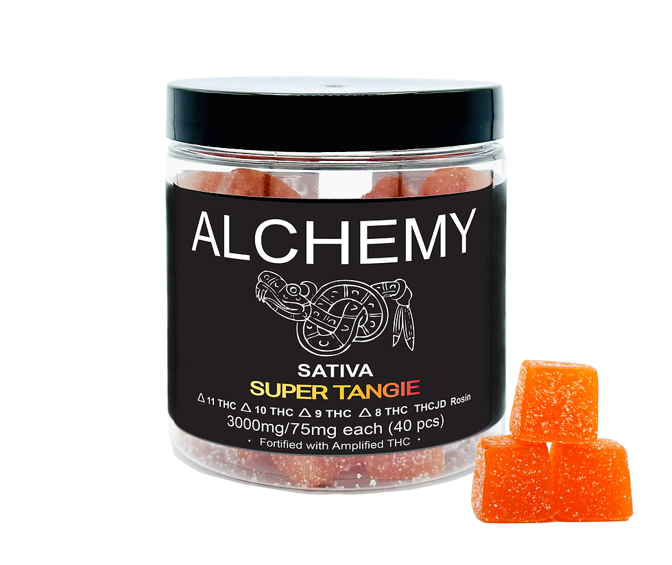 Thumbnail: Alchemy Gummies 3000mg (Turbo Amped D8, D9, D11, THCJD)