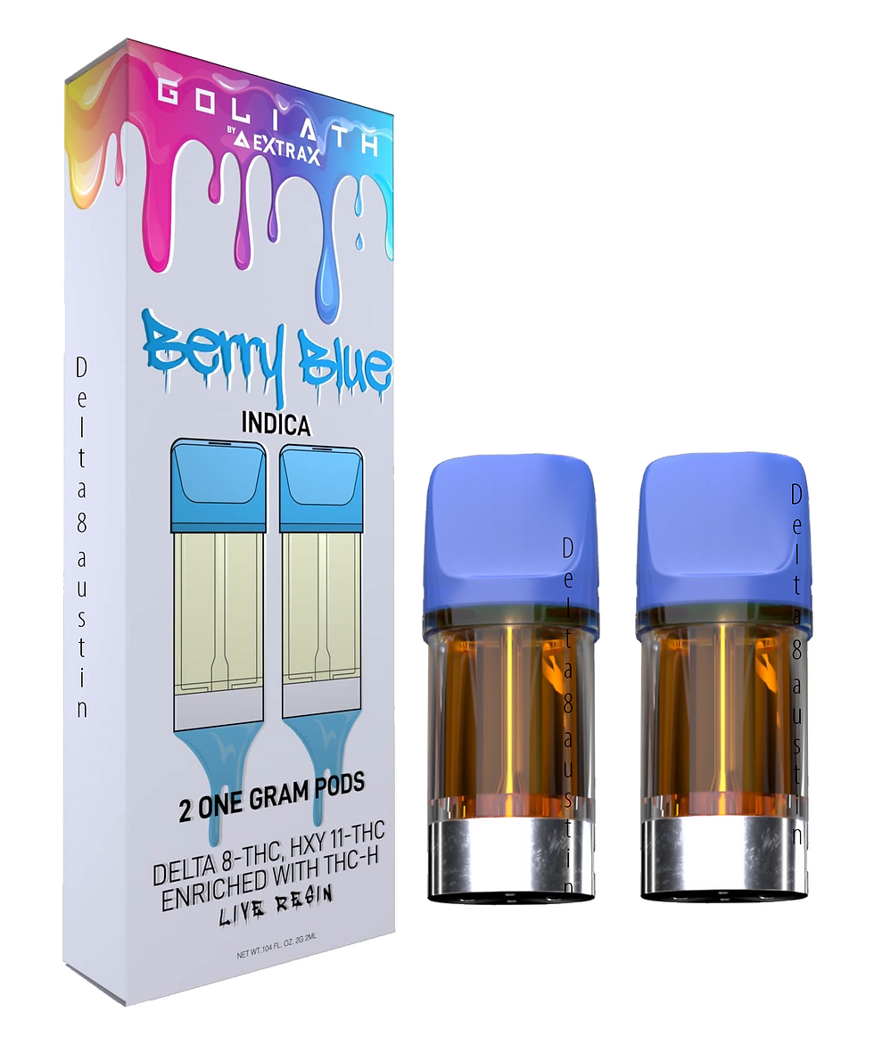 Thumbnail: Goliath-: Delta-8 THC, HXY11-THC, THC-H, Live Resin & Terpenes