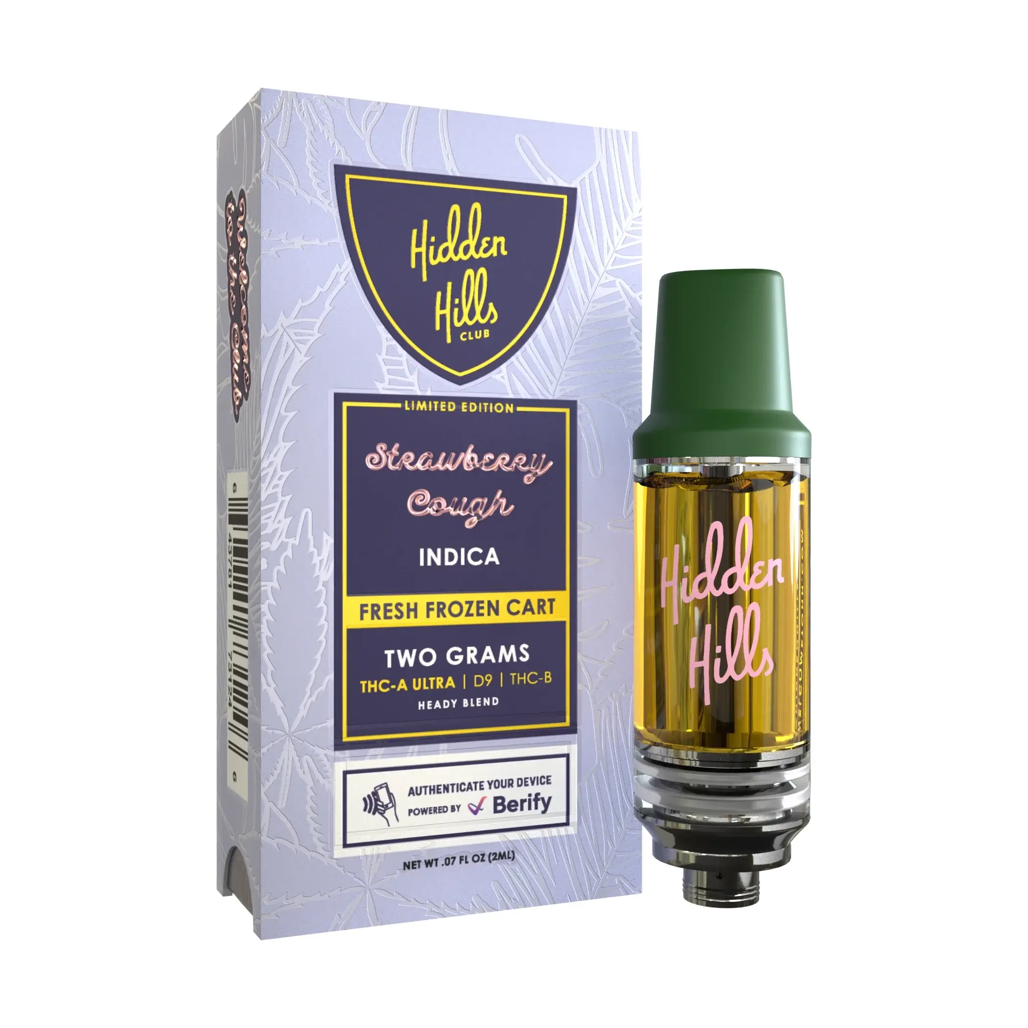 THC-A Ultra Delta 9 THCB +THCP HEADY BLEND 2g Cartridge