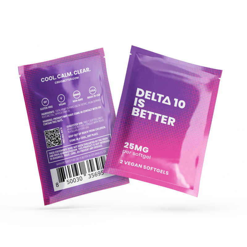 Thumbnail: Delta 10 is Better Vegan Softgels (25mg)
