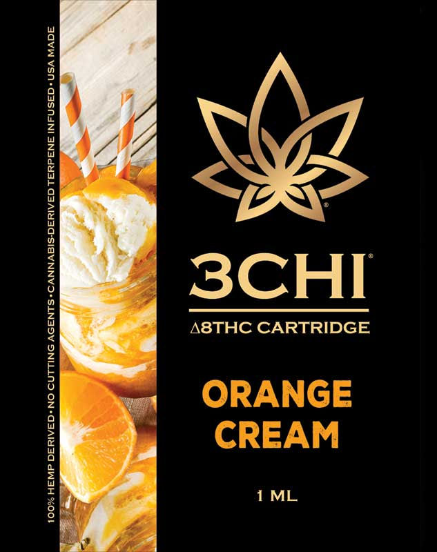 Thumbnail: 3 CHI Delta 8 THC Vape Cartridges (CDT) INDICA Collection