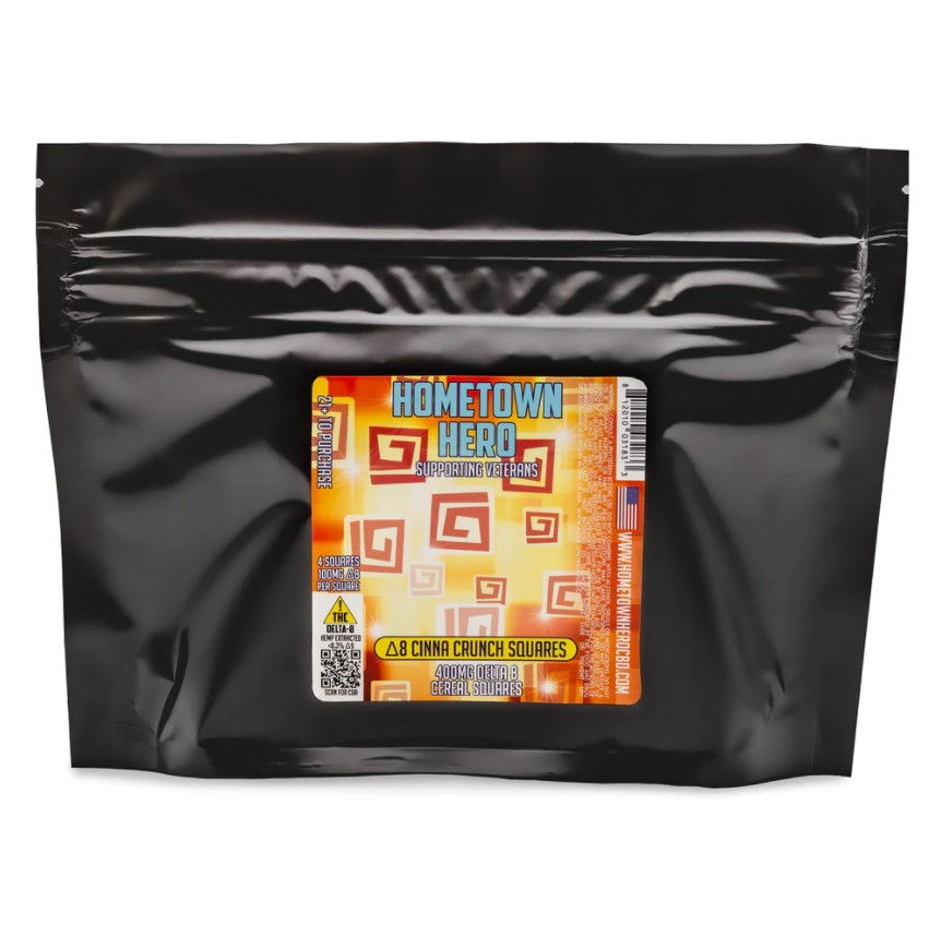 Thumbnail: 400mg Delta 8 Cinna Crunch Squares