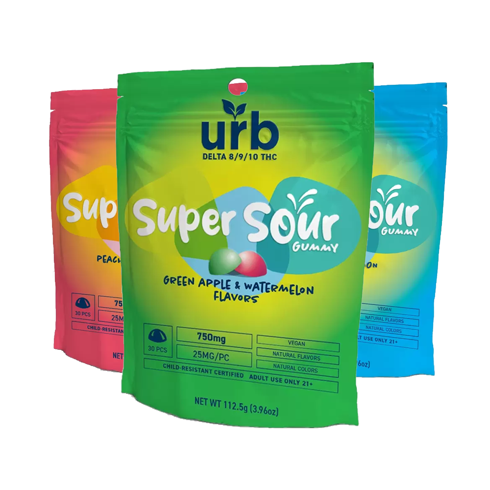 D8/D9/D10 Super Sour 750MG Gummies