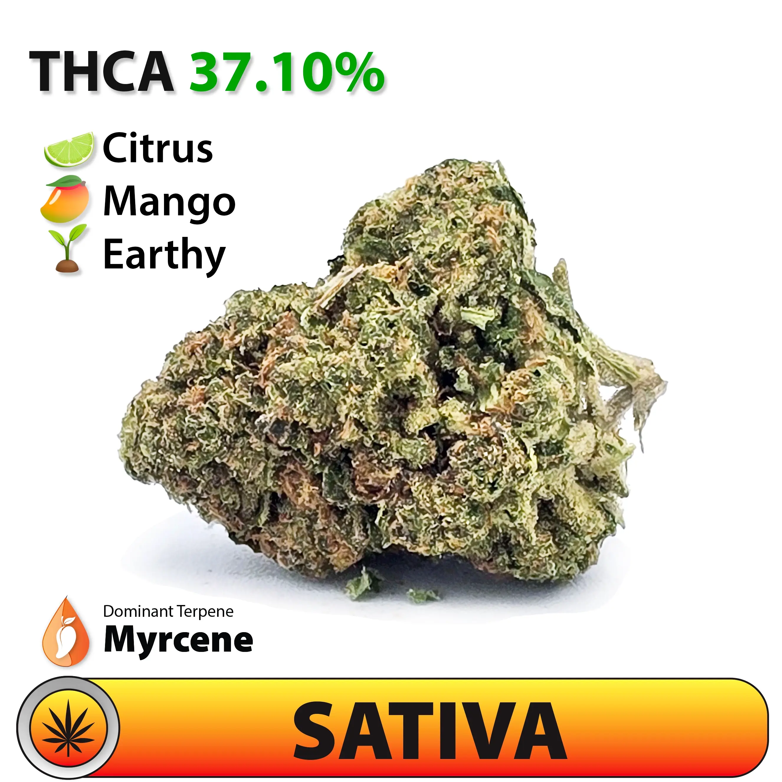 Green Crack Sativa THC-A Flower