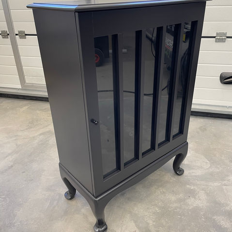 Bureau makeower, Matt Black, Möbelrestaurering, Dicco color, detailworks