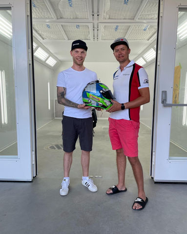 Rory Penttinen, Race helmet, Paintbooth, Finland, Stilo, detailworks
