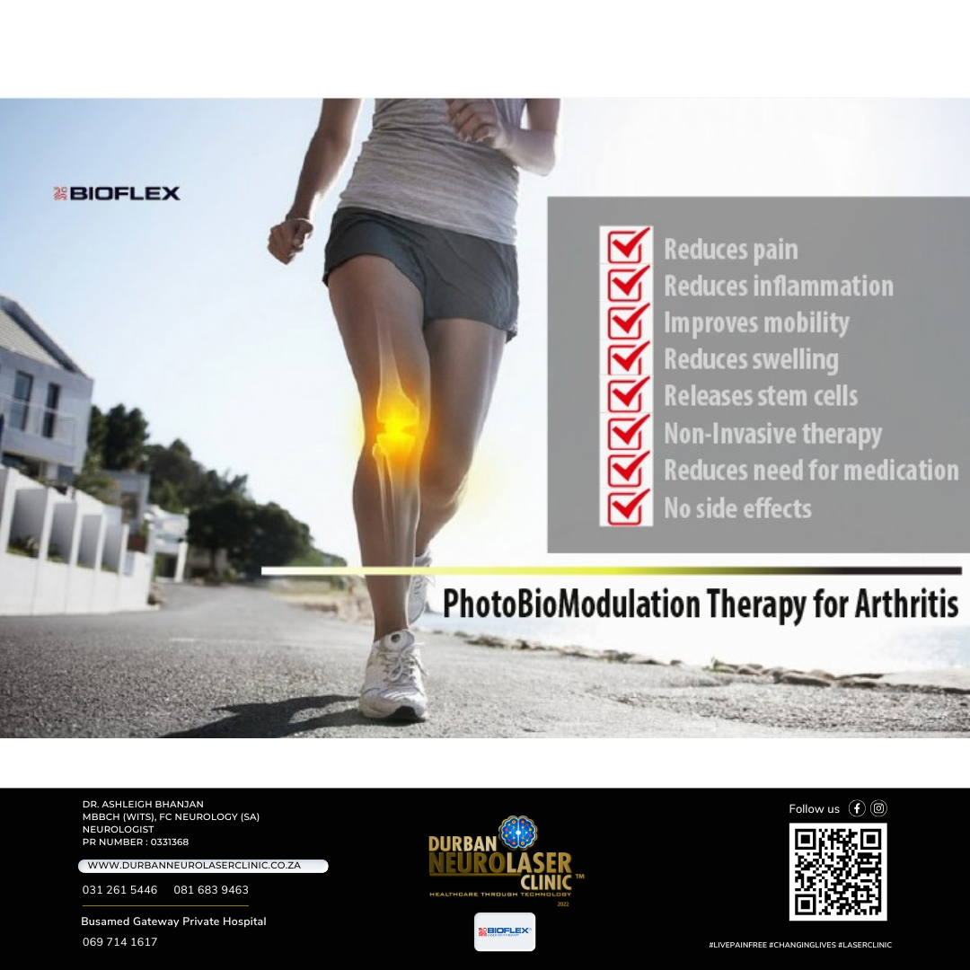 PhotoBioModulation therapy targets inflammation in various conditions, including arthritis