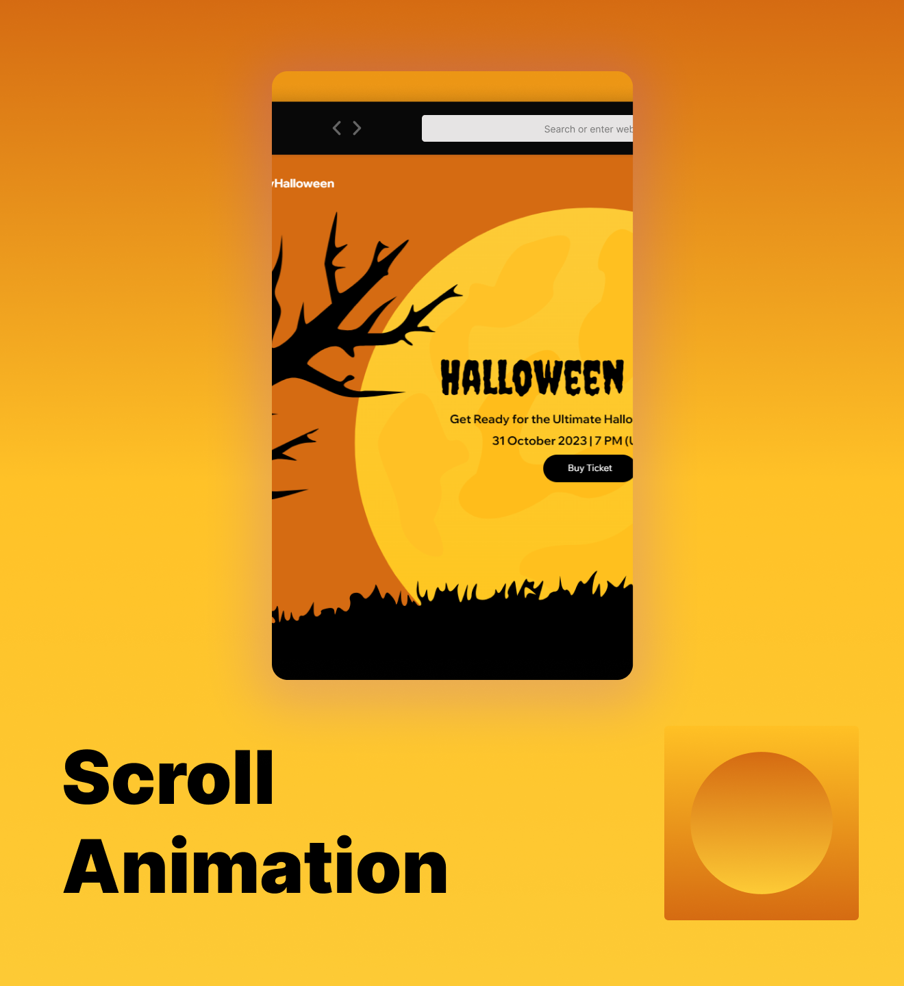 How To Make A Scroll Animated Halloween Website | Wix Studio