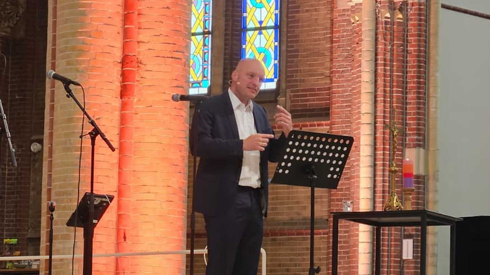Kerkdienst met Niels de Jong