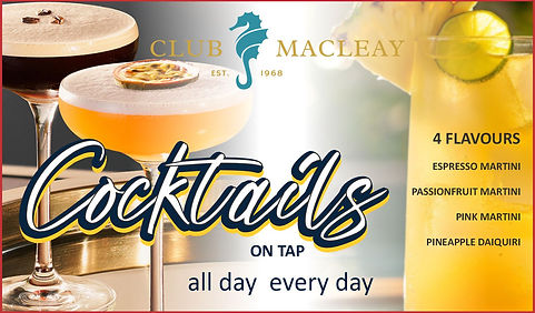 Cocktails Club Macleay