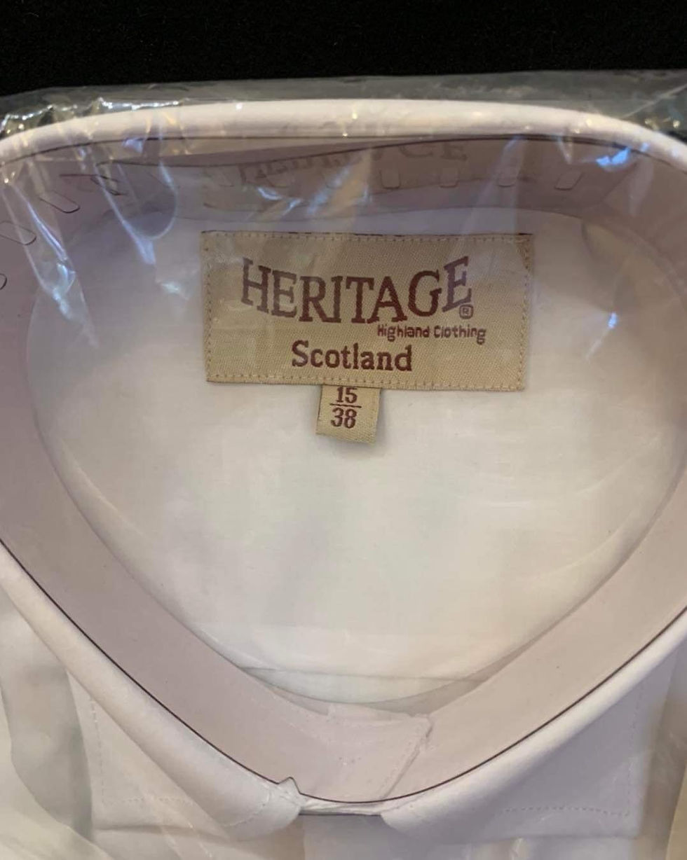 Thumbnail: Gents Highland Dress White Shirt
