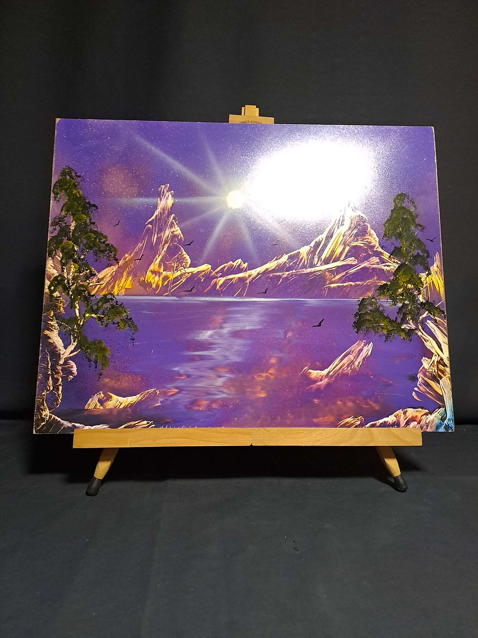 Thumbnail: Original Mixed Media Painting on Board of Mallorca