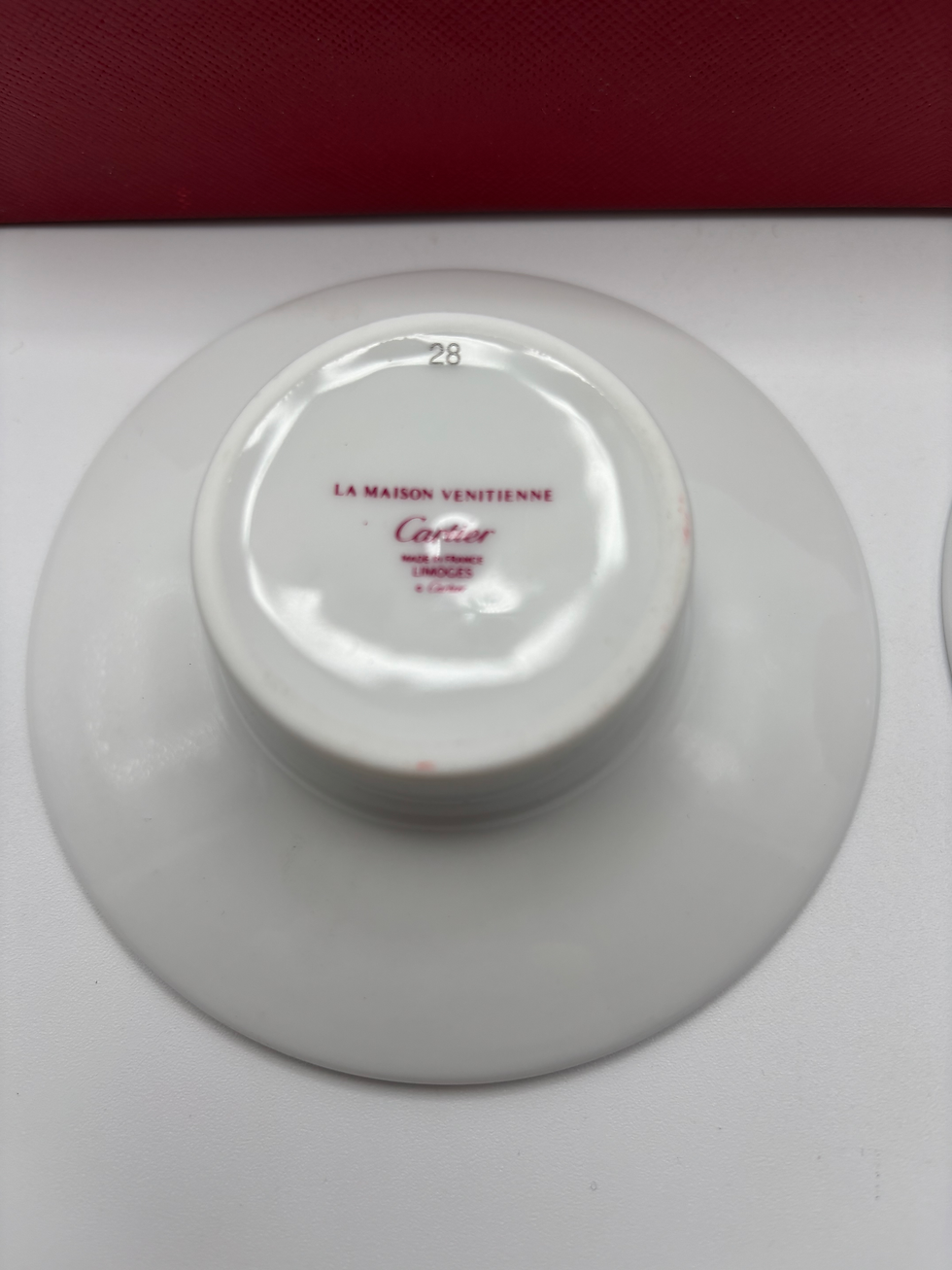 Thumbnail: Cartier La Mansion Venitienne Votive Light Candle Holders France Limoges in orig