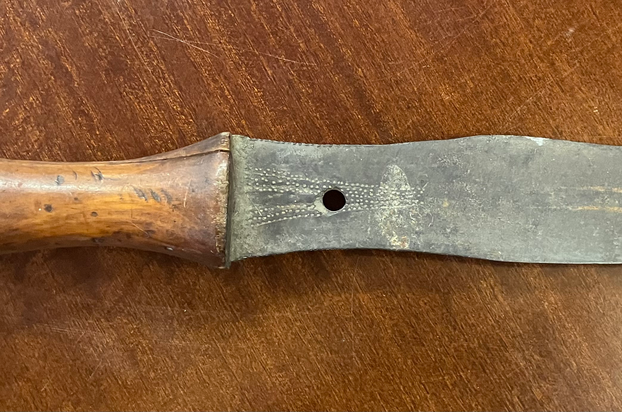 Congolese Dagger/Knife With Engraved Blade Militaria weaponry