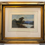 Thumbnail: Original Framed Unsigned Landscape Oil Painting depicting a serene scene with a 