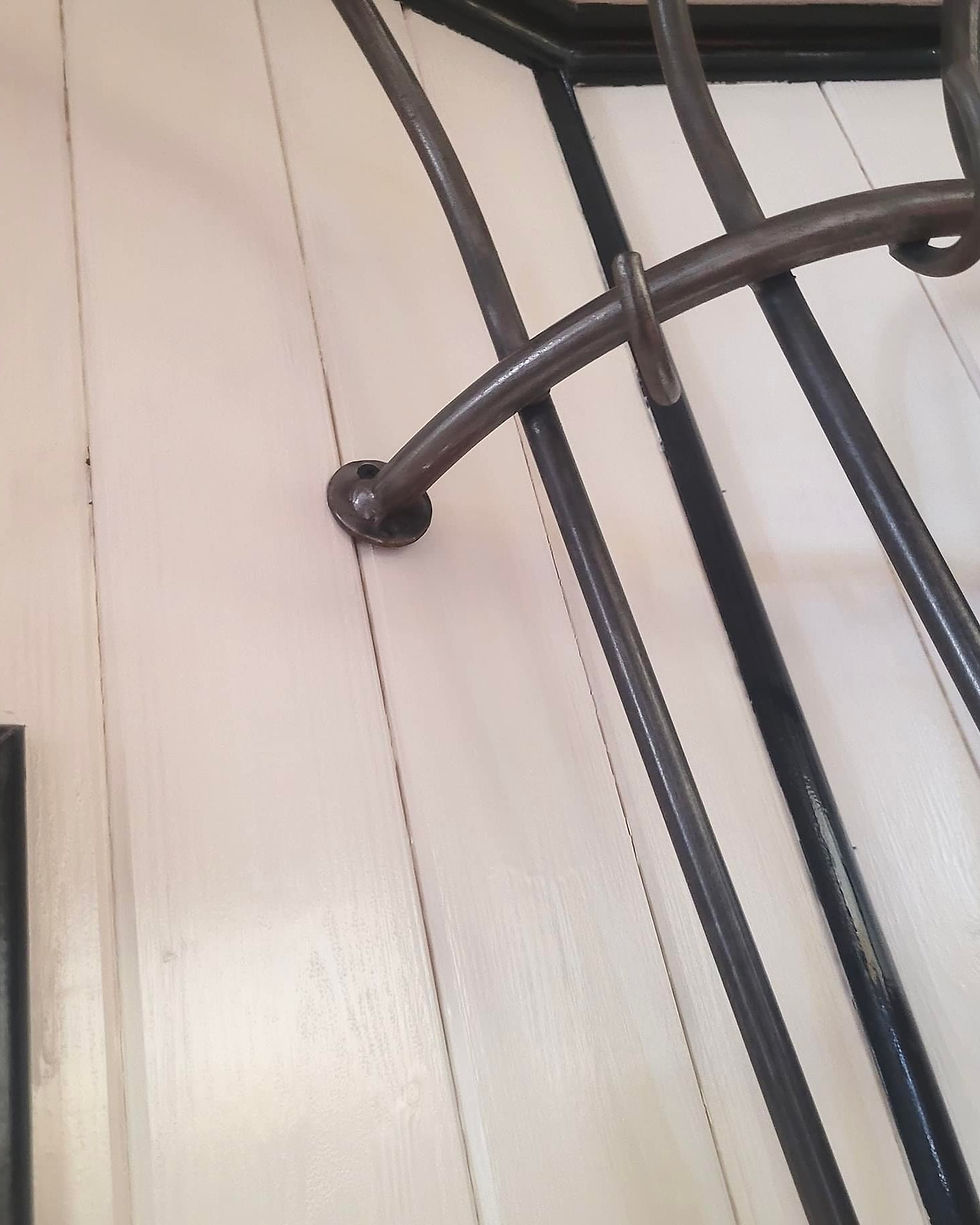 Thumbnail: Coat/ hat/ hall stand. A one-off blacksmith made piece.