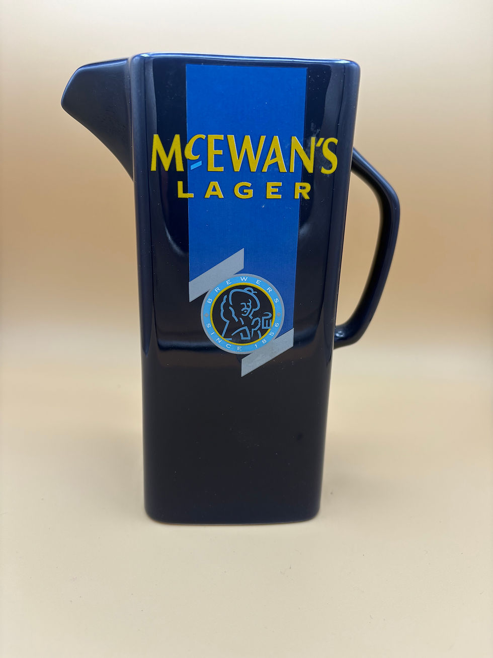 Thumbnail: Vintage McEwans Lager Whisky Water Jug Pub Wade 1980’s 
