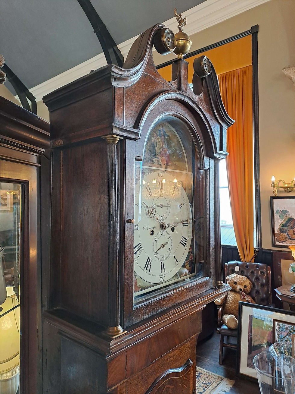 Thumbnail: Antique Grandfather Tallcase Clock