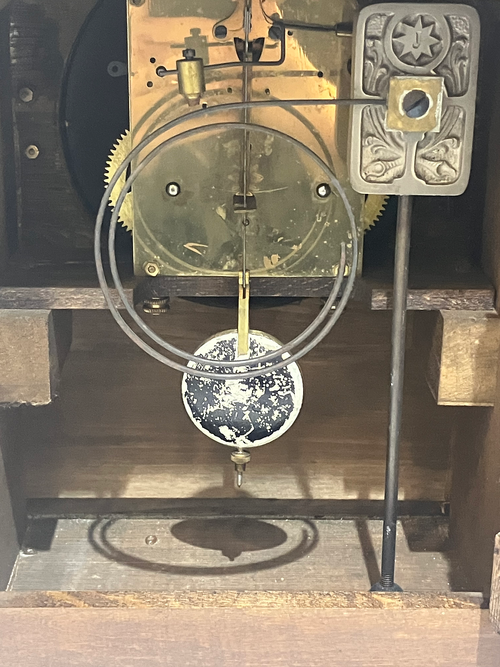 Thumbnail: Antique Mantle Clock Made In Aberdeen by Albert Thomson