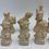 Thumbnail: Mandarin Chess Pieces  Detailed Stone Cast Resin Black & Ivory Coloured Figures.