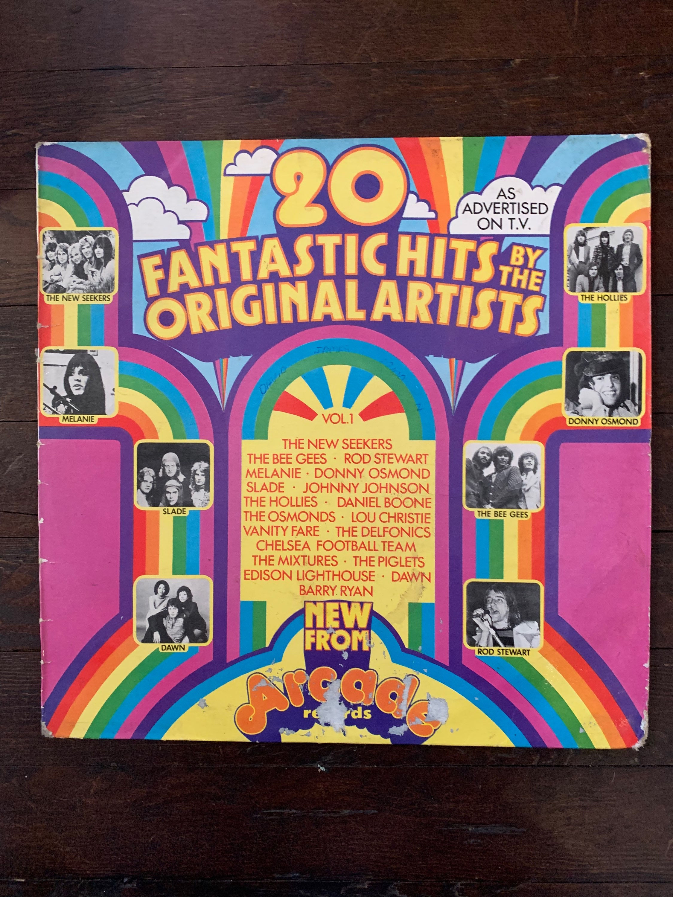 Vinyl Record : 20 Fantastic Hits by the original Artists volume One
