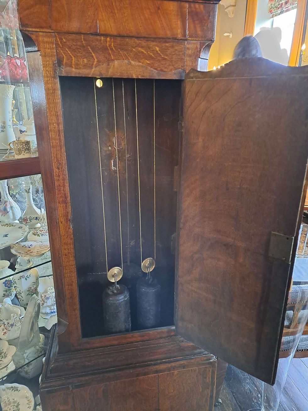 Thumbnail: Antique Grandfather Tallcase Clock