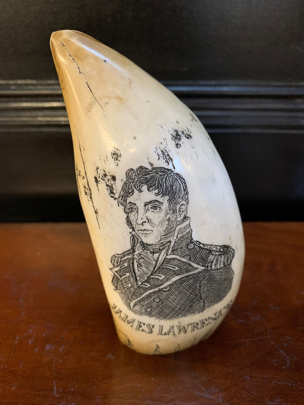 Thumbnail: Sperm Whale Tooth Scrimshaw Replica