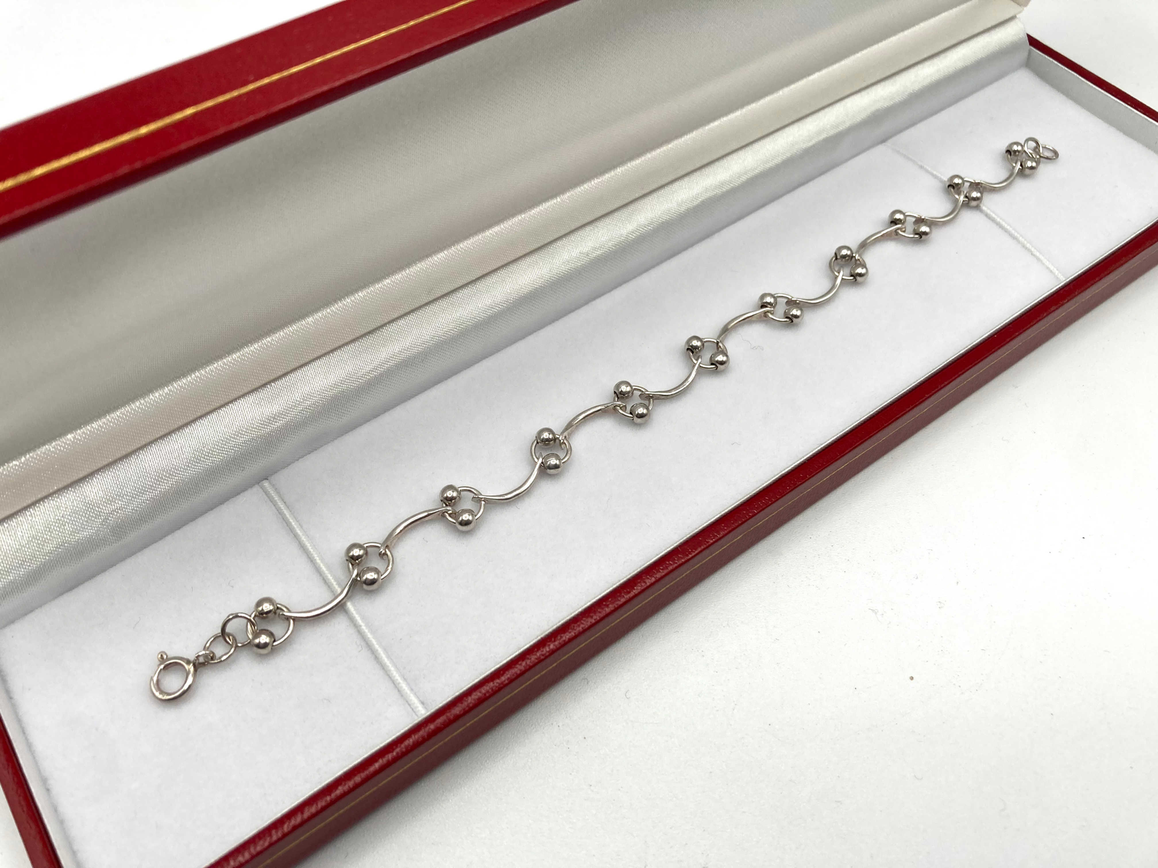 925 Silver Modernist Bracelet 