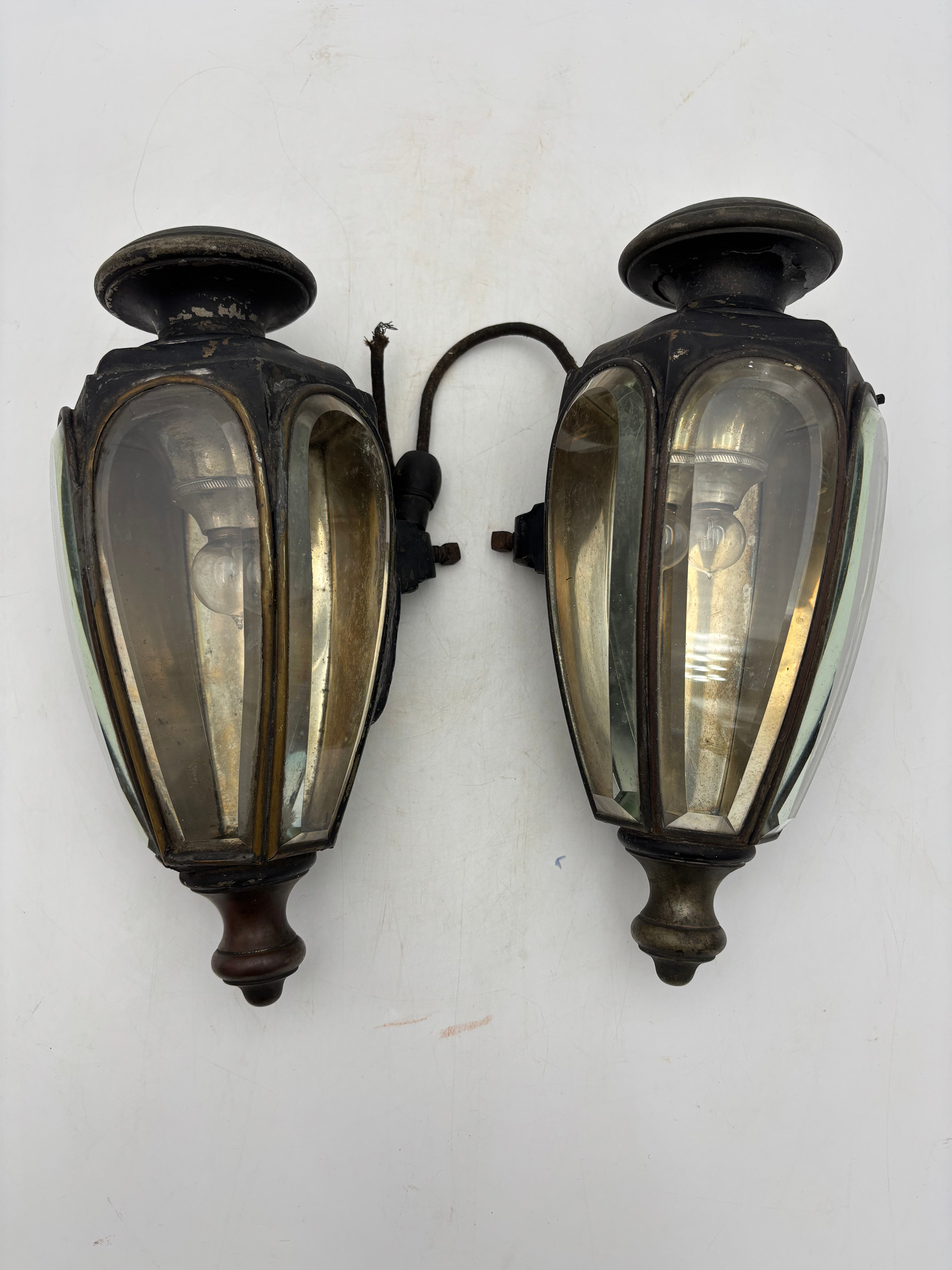 Pair of Antique Carriage Lamps.