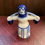 Thumbnail: Gzhel Porcelain Figurine of a Woman Carrying Buckets  