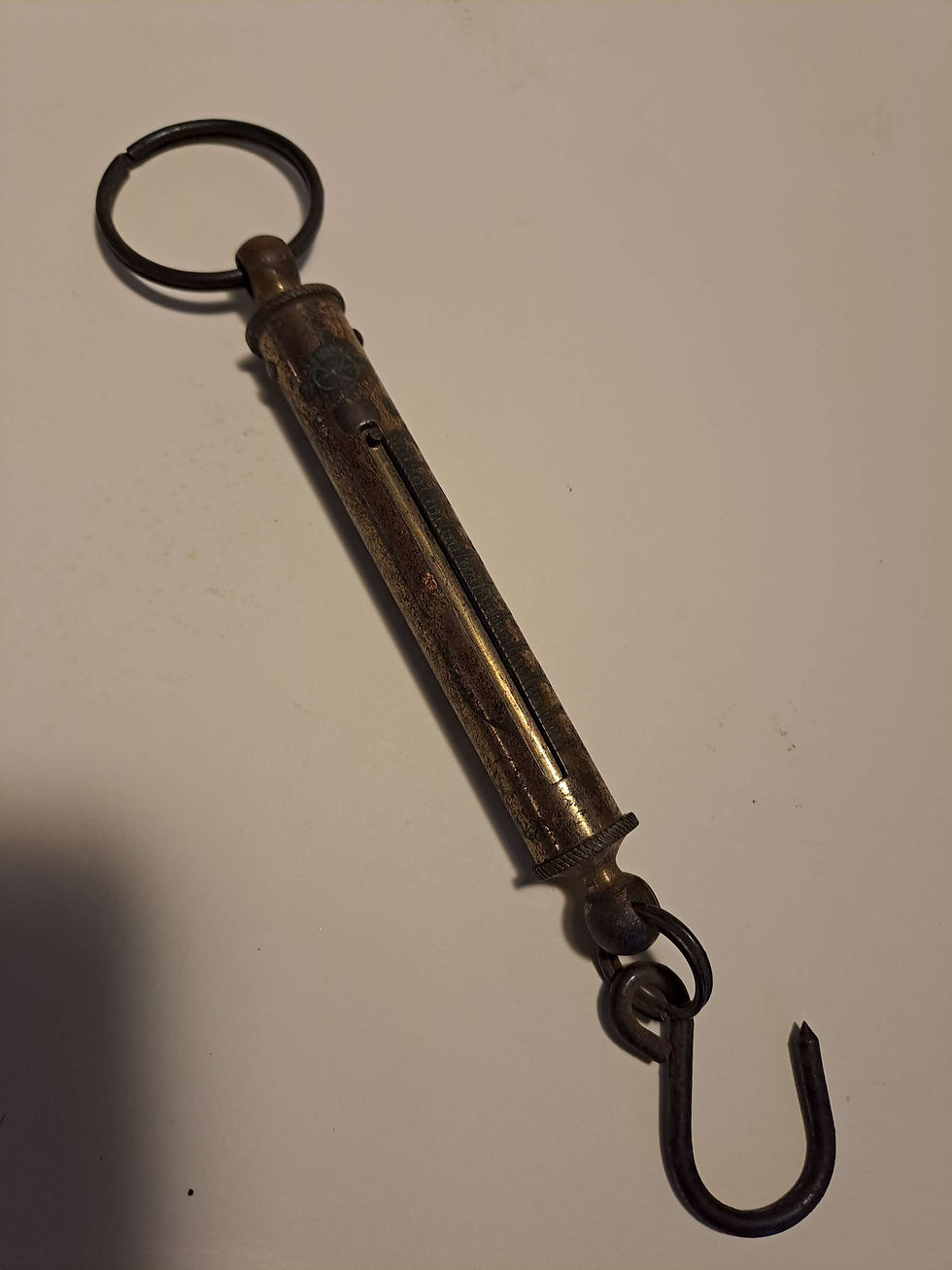 Thumbnail: Vintage Brass Salter Spring Balance Scales