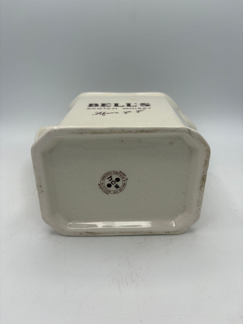 Thumbnail: Bell’s Scotch Whisky Water Jug Whiskey by Wade Pottery Pottery Scottish Scotland