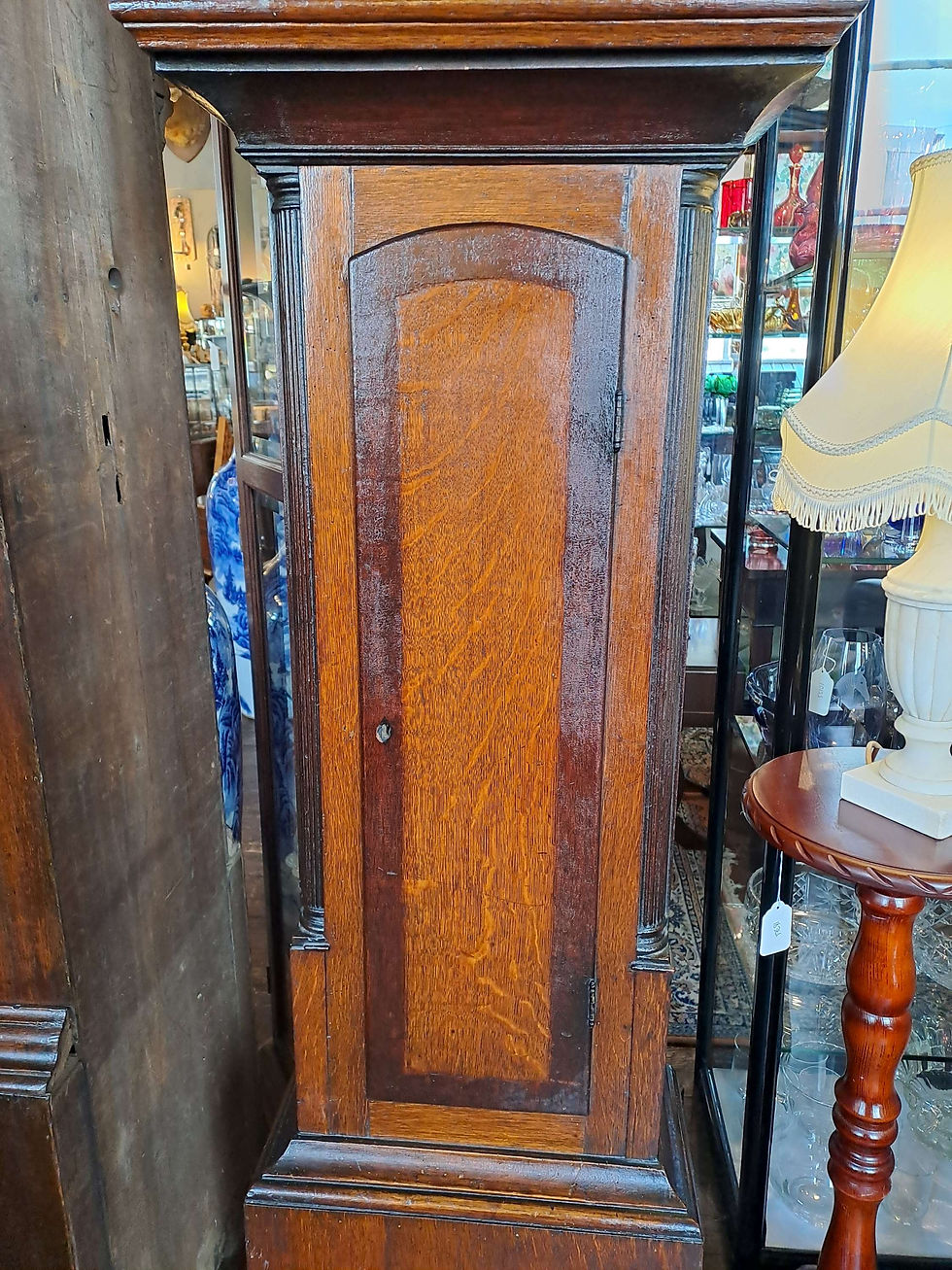 Thumbnail: Antique Grandfather Tallcase Clock