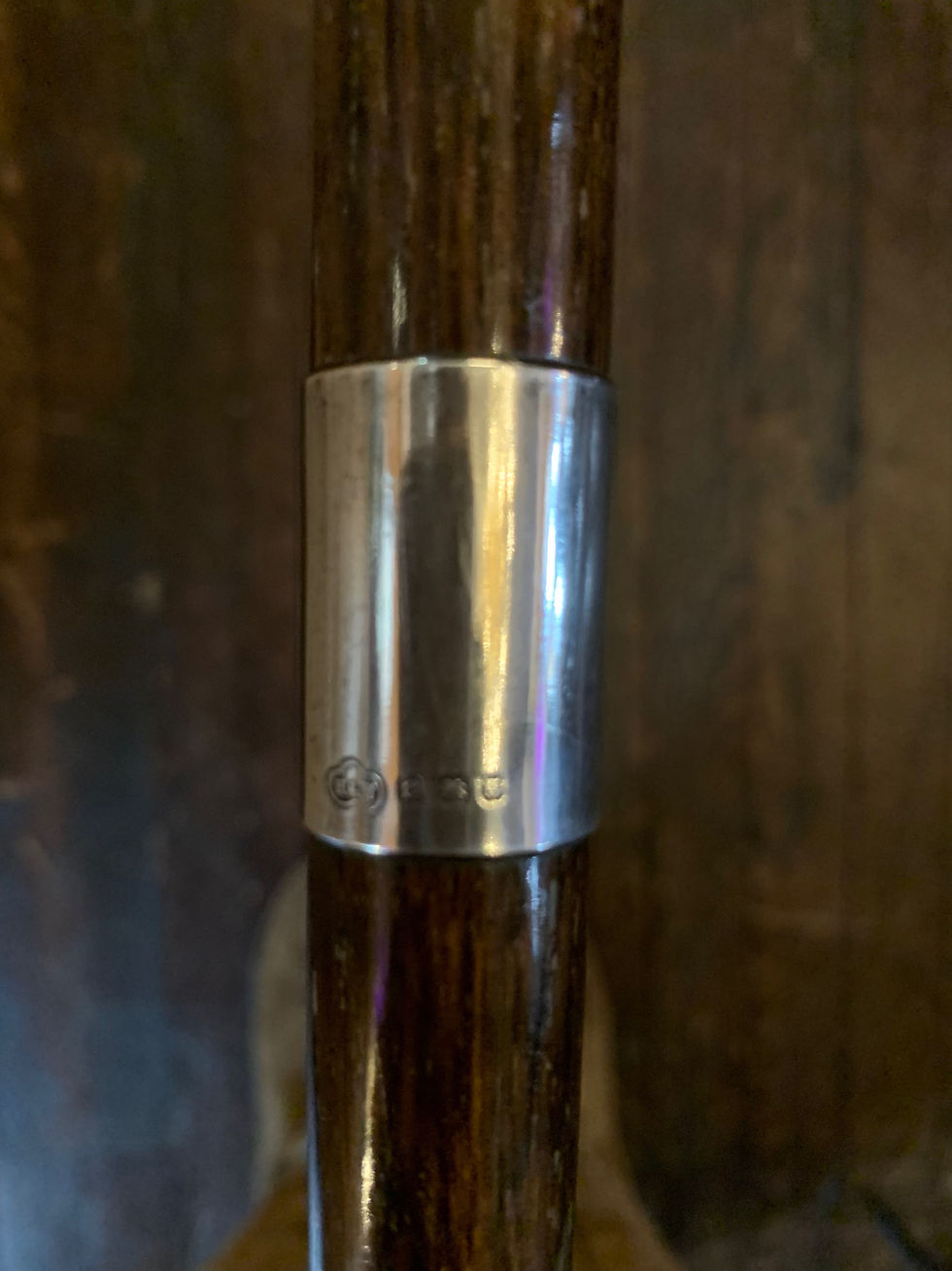 Thumbnail: Walking Stick with Sterling Silver Jewelry   Collar
