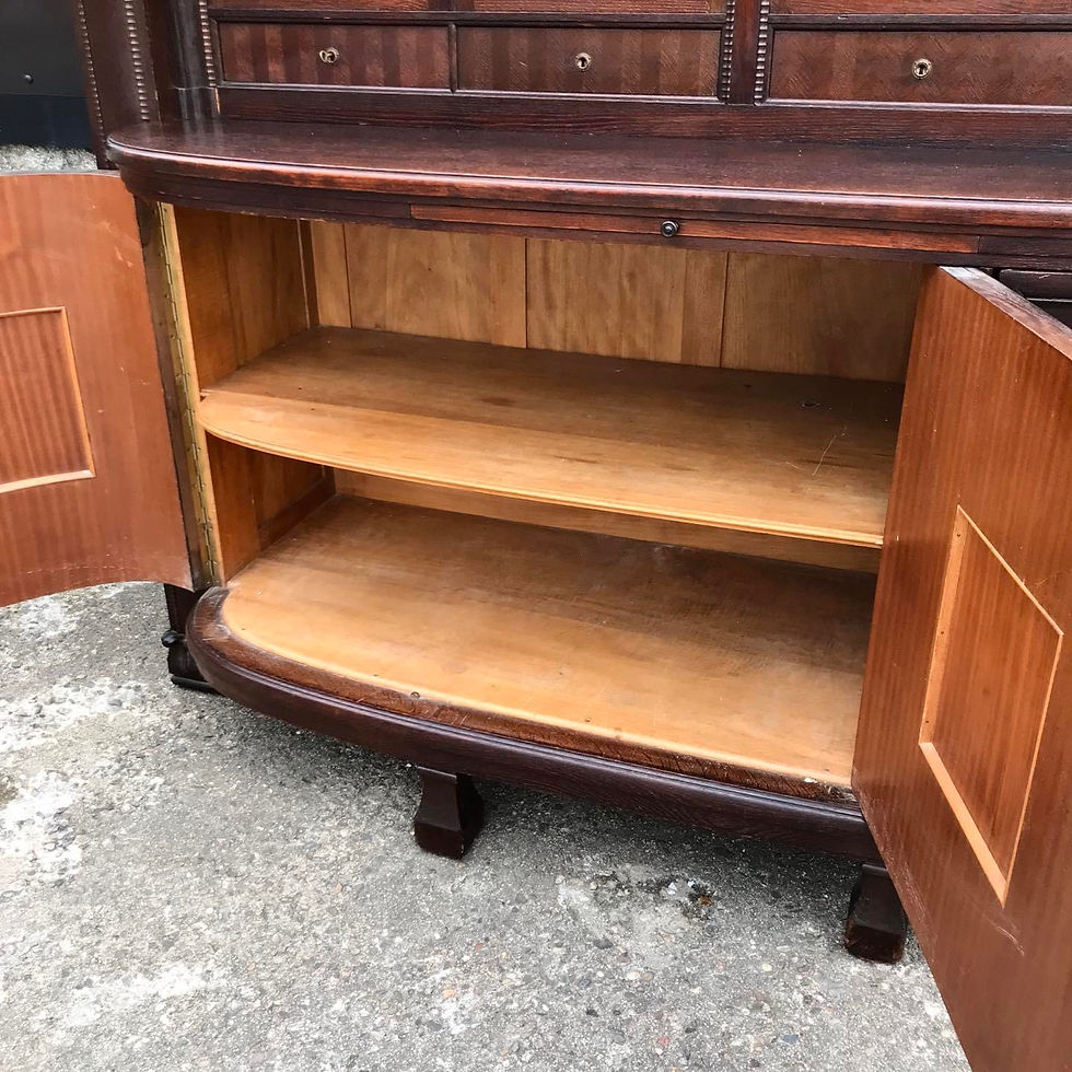 Thumbnail: ON SALE Very Large Victorian Mahogany Glazed Dining Room Dresser/Buffet.r