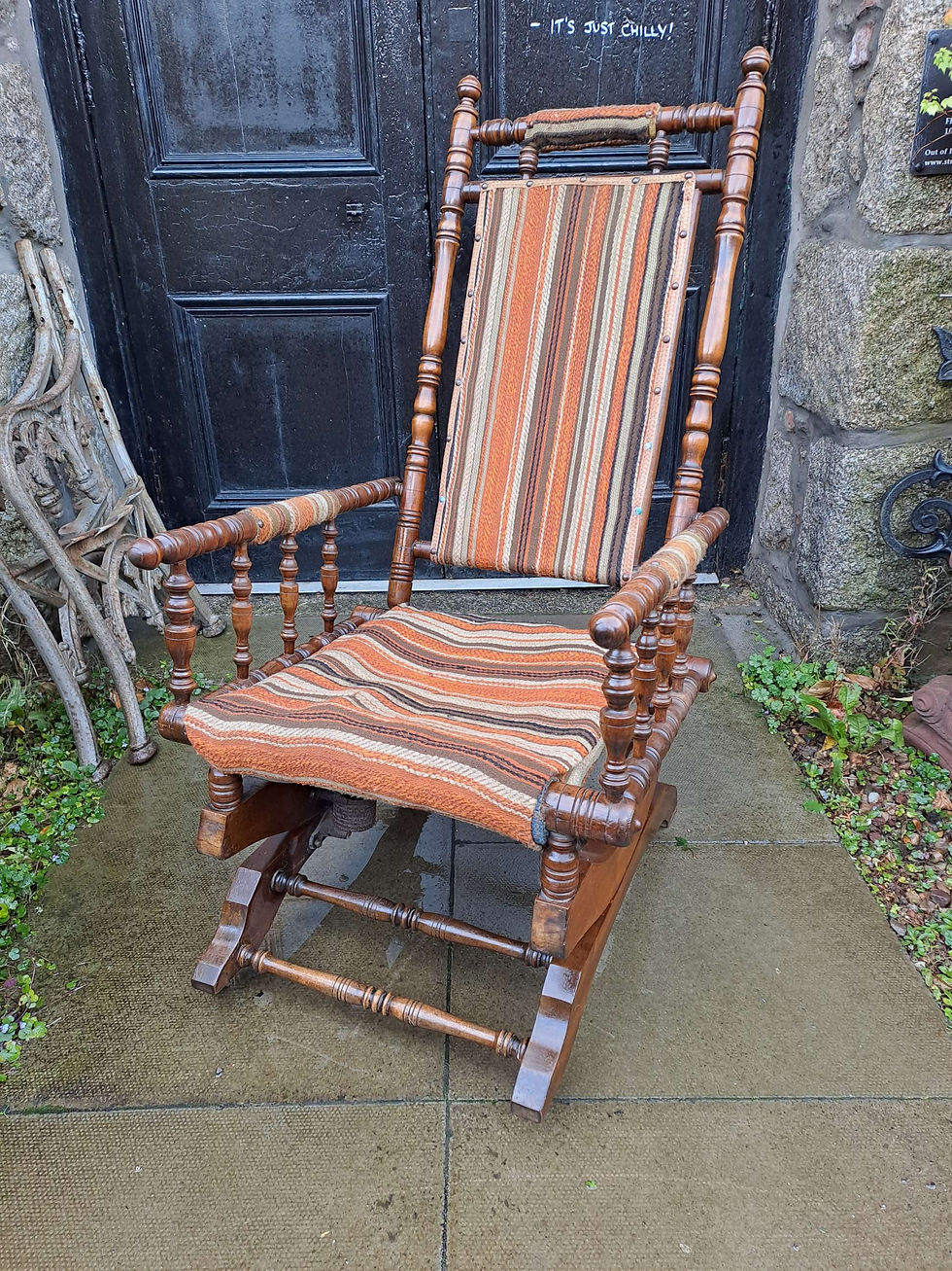 Thumbnail: Antique American Rocker Chair