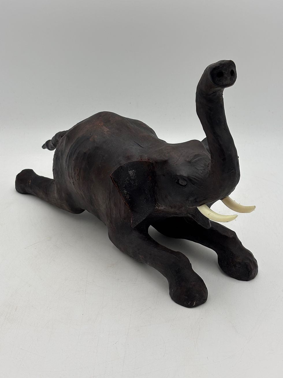 Thumbnail: Vintage 1970’s Leather Coated Elephant 